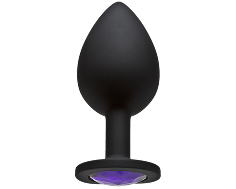 Doc Johnson Booty Bling Large Silicone Butt Plug - Clit Ticklers and Pulsators