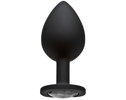 Doc Johnson Booty Bling Large Silicone Butt Plug - Clit Ticklers and Pulsators