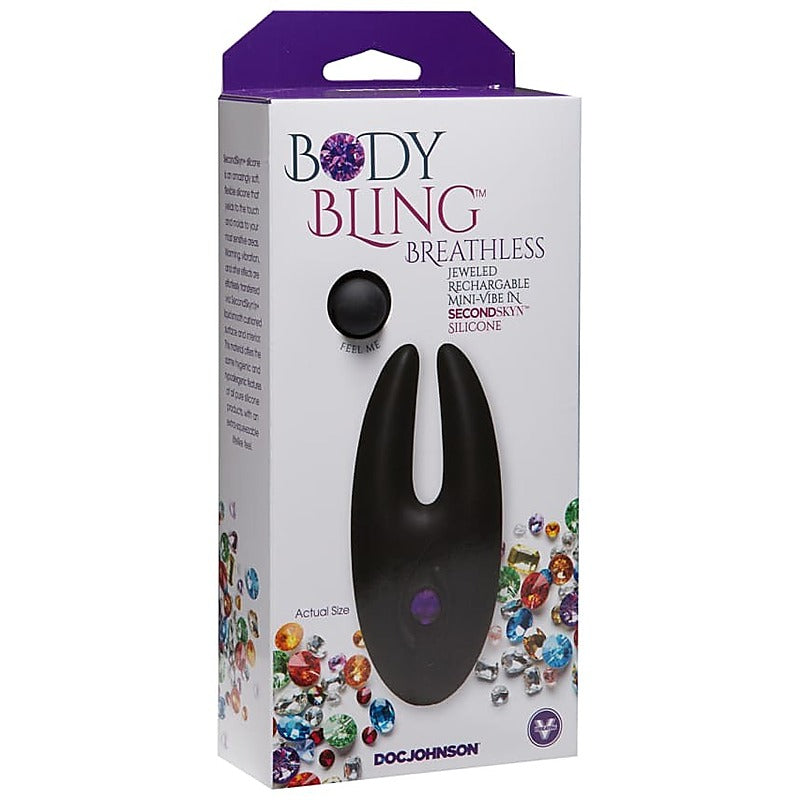 Body Bling Breathless 8 Functions Mini Vibe by Doc Johnson - Mini & Slim Vibrators