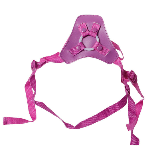 Adam and Eve Eve's Strap On Harness Playset with 3 Sized Dongs Pink - Strap On Sextoys