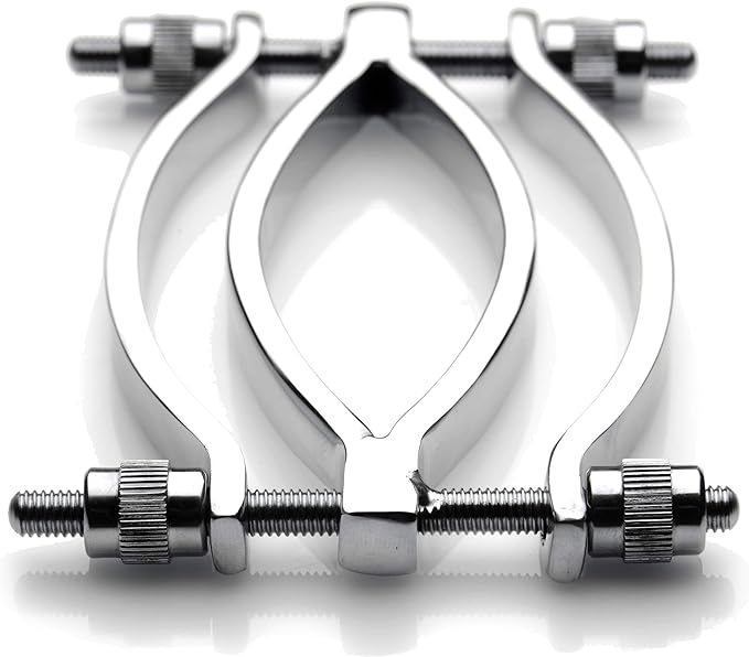 Master Series Stainless Steel Adjustable Pussy Clamp Pussy And Clit Toys