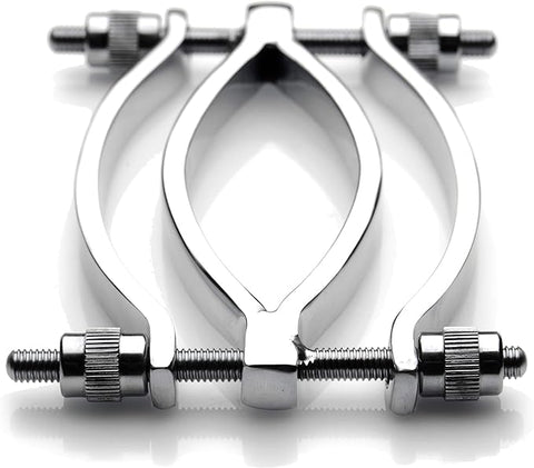 Master Series Stainless Steel Adjustable Pussy Clamp - Pussy And Clit Toys