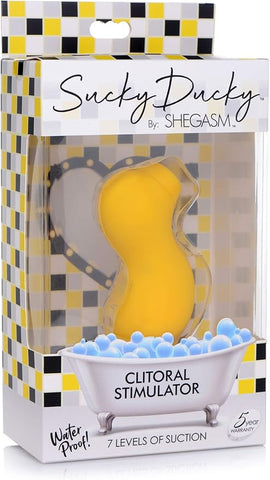 Shegasm Sucky Ducky Clitoral Stimulator - Clit Ticklers and Pulsators