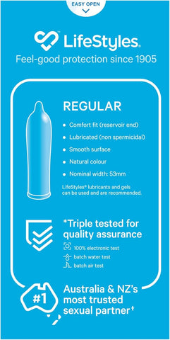 LifeStyles Healthcare Regular 40 Pack Condoms - Condoms