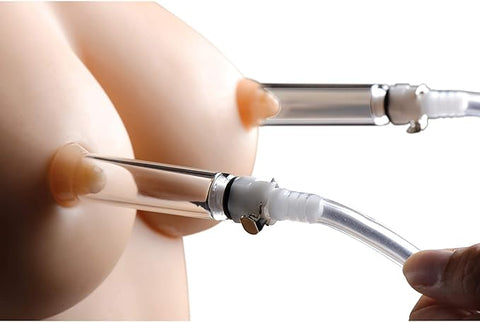 Size Matters Nipple Pumping System with Dual Cylinders - Breast and Nipple Toys
