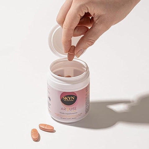 SKYN Arouse For Her Libido Supplements 60 Tablets - Delay and Excite Sprays