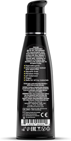 Wicked Aqua Sensitive Water Based Lubricant 240ml - Water Based Lubes