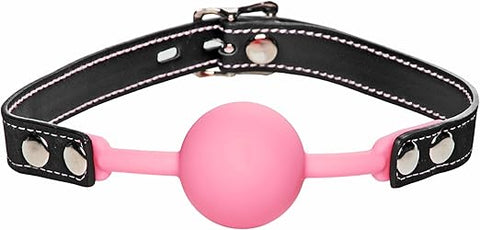 Frisky Glow Gag Glow in the Dark Silicone BDSM Ball Gag - Bondage Gags and Bits