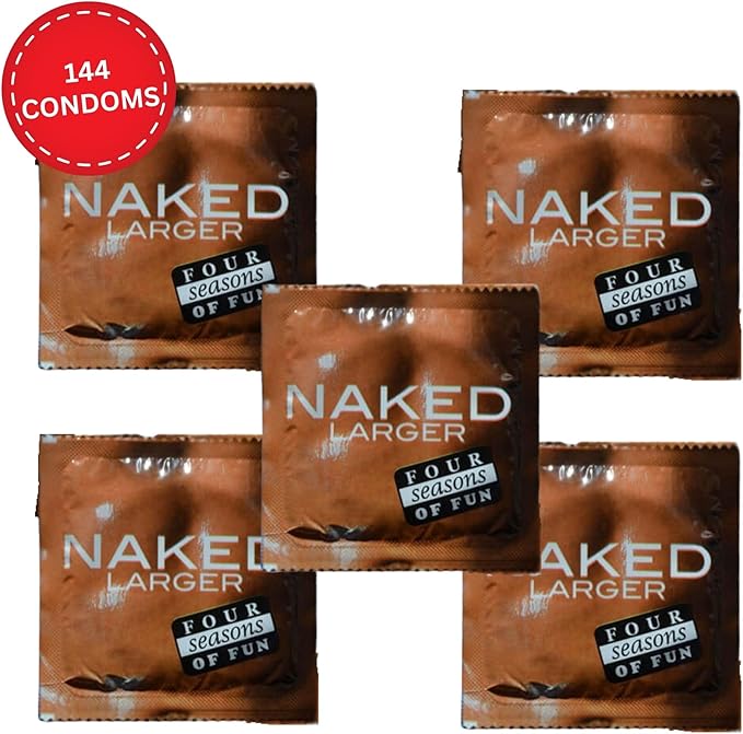 Four Seasons Naked Closer Condoms Bulk Box of 144 Condoms