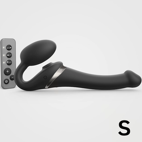 STRAP ON ME Multi Orgasm Bendable Strap On Dildo Small - Strap On Sextoys
