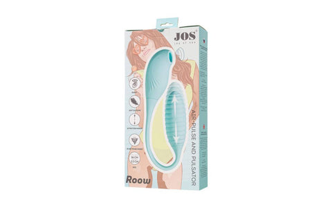 JOS Roow Vaginal and Clitoral Air Pulse Stimulator Blue - Clit Ticklers and Pulsators