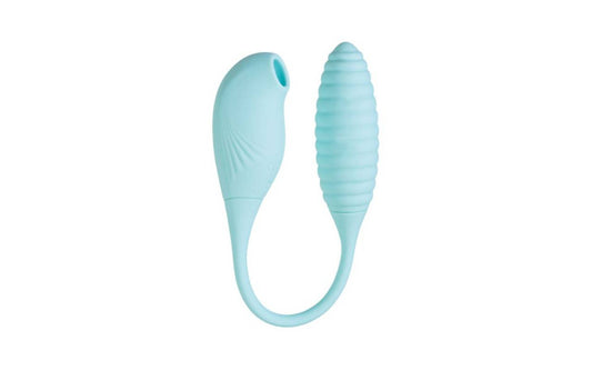 JOS Roow Vaginal and Clitoral Air Pulse Stimulator Blue - Clit Ticklers and Pulsators