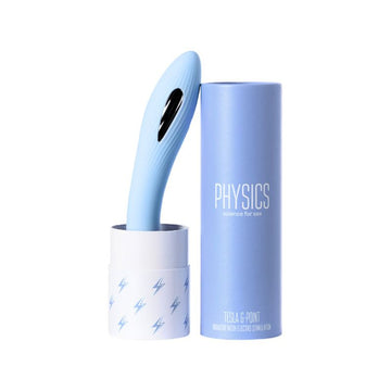 Physics Tesla Electric-Stim G Spot Vibrator Blue - G-Spot Vibrators