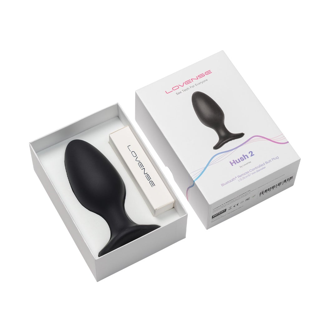 Lovense Hush 2 Remote Controlled Vibrating Butt Plug Remote Control Vibrators