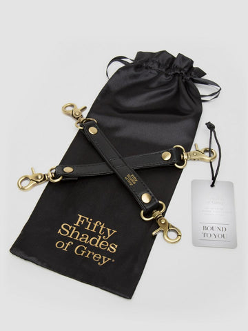 Fifty Shades of Grey Bound to You Faux Leather Hog Tie - Cuffs and Restraints