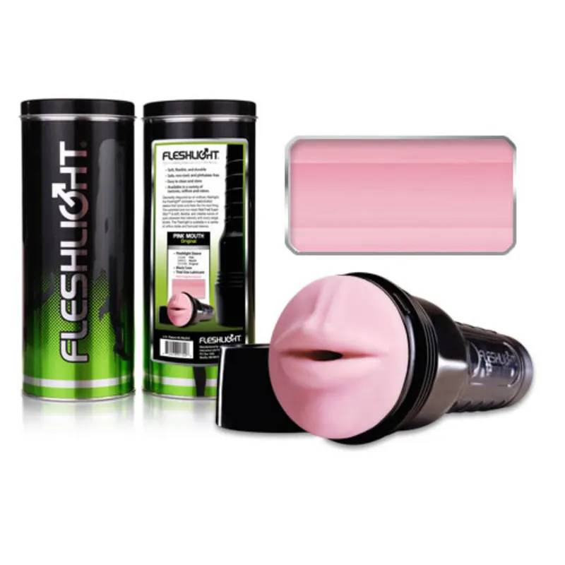 Fleshlight Pink Mouth Realistic Pleasure Mens Masturbator Fleshlight Male Masturbators