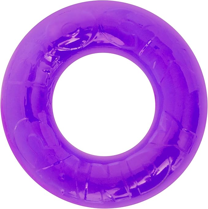 Rock Candy Gummy Stretchy Cock Rings Set Purple Stretchy Cock Rings