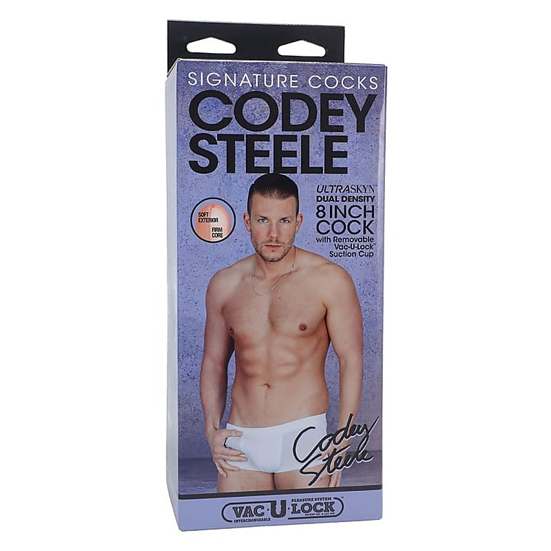 Codey Steele 8 Inch ULTRASKYN Realistic Cock by Doc Johnson - Realistic Dildos