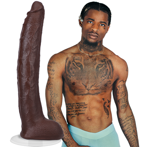 Doc Johnson Damion Dayski Realistic Cock with Suction Cup - Realistic Dildos