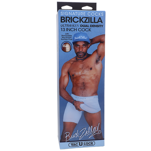 Doc Johnson Brickzilla 13 Inch ULTRASKYN Realistic Cock - Realistic Dildos