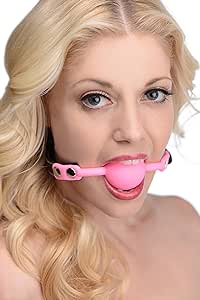 Frisky Glow Gag Glow in the Dark Silicone BDSM Ball Gag - Bondage Gags and Bits