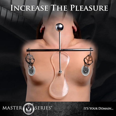 Master Series The Tower of Pain Nipple Clamps - Nipple and Clit Clamps