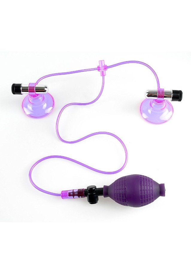 Fetish Fantasy Vibrating Nipple Pumps Super Suck-Hers Breast and Nipple Toys