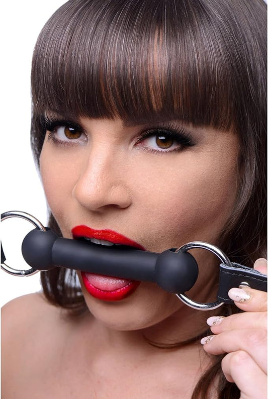 Strict Bondage Play Silicone Bit Gag Bondage Gags and Bits