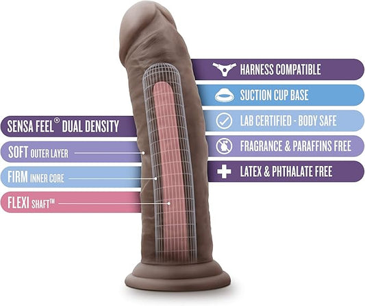 Au Naturel Realistic Dildo with Suction Cup Vanilla 8 inch {% if variant != 'Default Title' and variant != blank %} {% endif %} Realistic Dildos