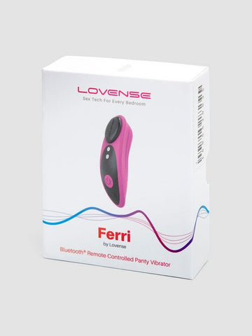 Lovense Ferri App Controlled Rechargeable Clitoral Vibrator - Clit Ticklers and Pulsators