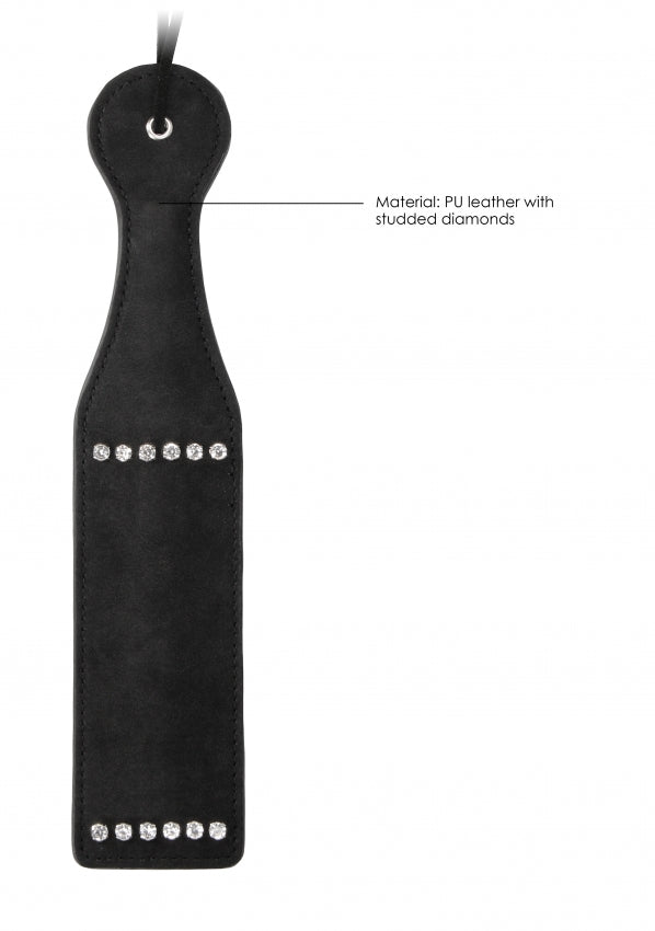 Shots Toys BDSM Play Diamond Studded Paddle - Paddles And Slappers