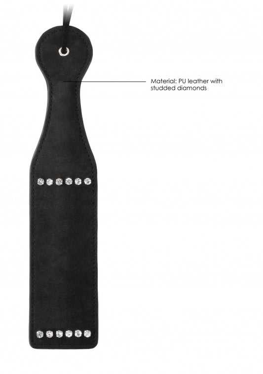 Shots Toys BDSM Play Diamond Studded Paddle - Paddles And Slappers