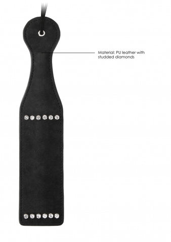 Shots Toys BDSM Play Diamond Studded Paddle - Paddles And Slappers