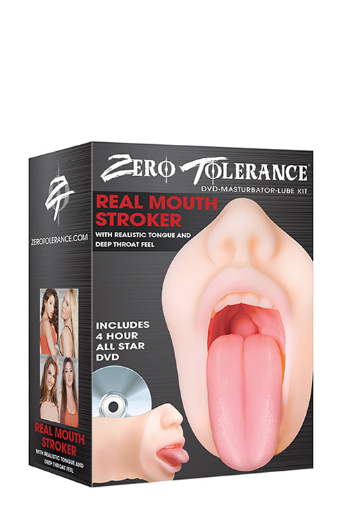 Zero Tolerance Real Mouth Blowjob Male Stroker Masturbators and Strokers