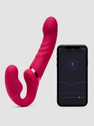 Lovense Lapis Flexible Vibrating Strapless Strap On Dildo - Remote Control Vibrators