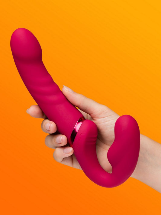 Lovense Lapis Flexible Vibrating Strapless Strap On Dildo Remote Control Vibrators