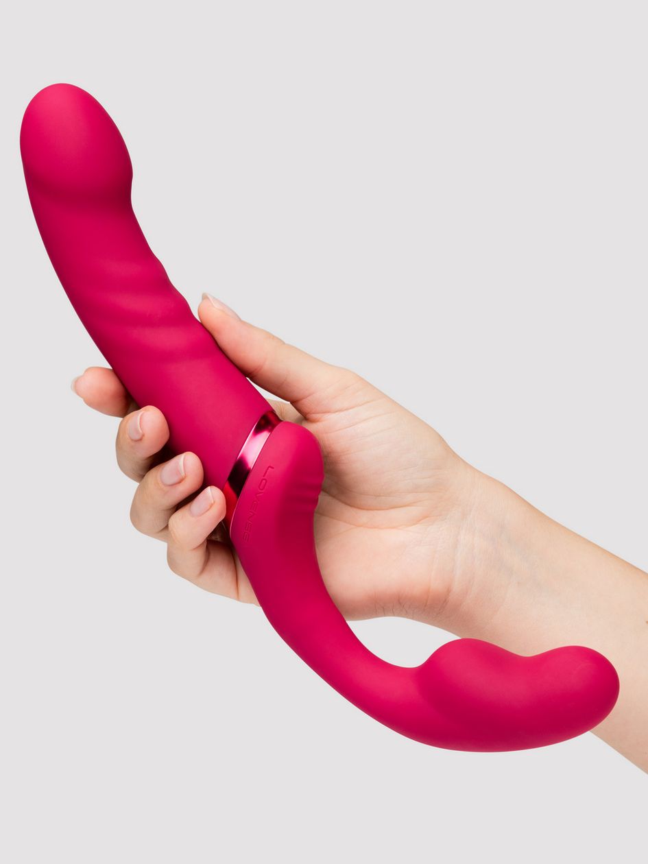 Lovense Lapis Flexible Vibrating Strapless Strap On Dildo Remote Control Vibrators