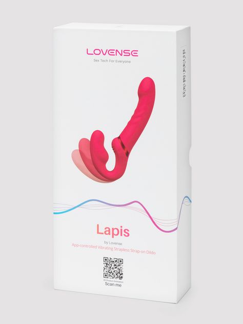 Lovense Lapis Flexible Vibrating Strapless Strap On Dildo Remote Control Vibrators