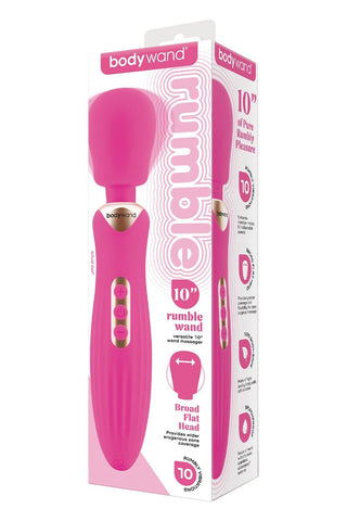 Xgen Bodywand RUMBLE Rechargeable Personal Massager Hot Pink - Body Wands