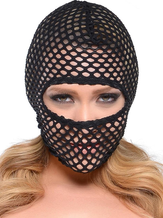 Fetish Fantasy Fishnet Fetish Play Hood - Bondage Hoods
