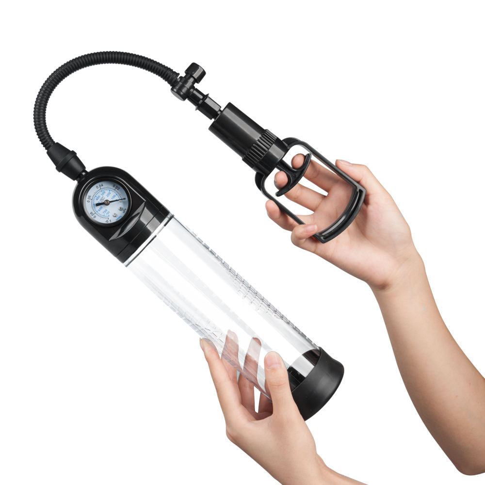 Shenzhen Canwin MEN Pull Rod Penis Pump with Gauge - Penis Pumps And Stretchers
