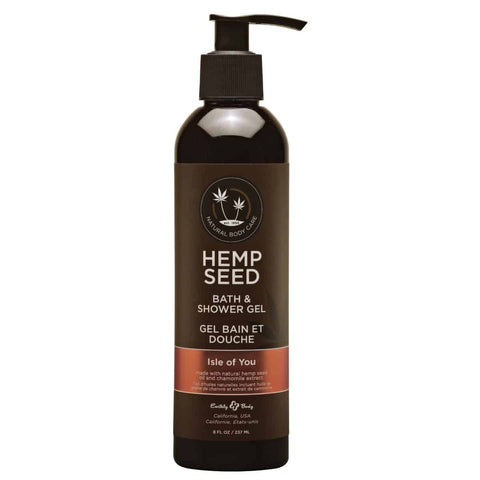 Earthly Body Hemp Seed Bath & Shower Gel Isle Of You 237ml - Bath and Intimate Fragrances