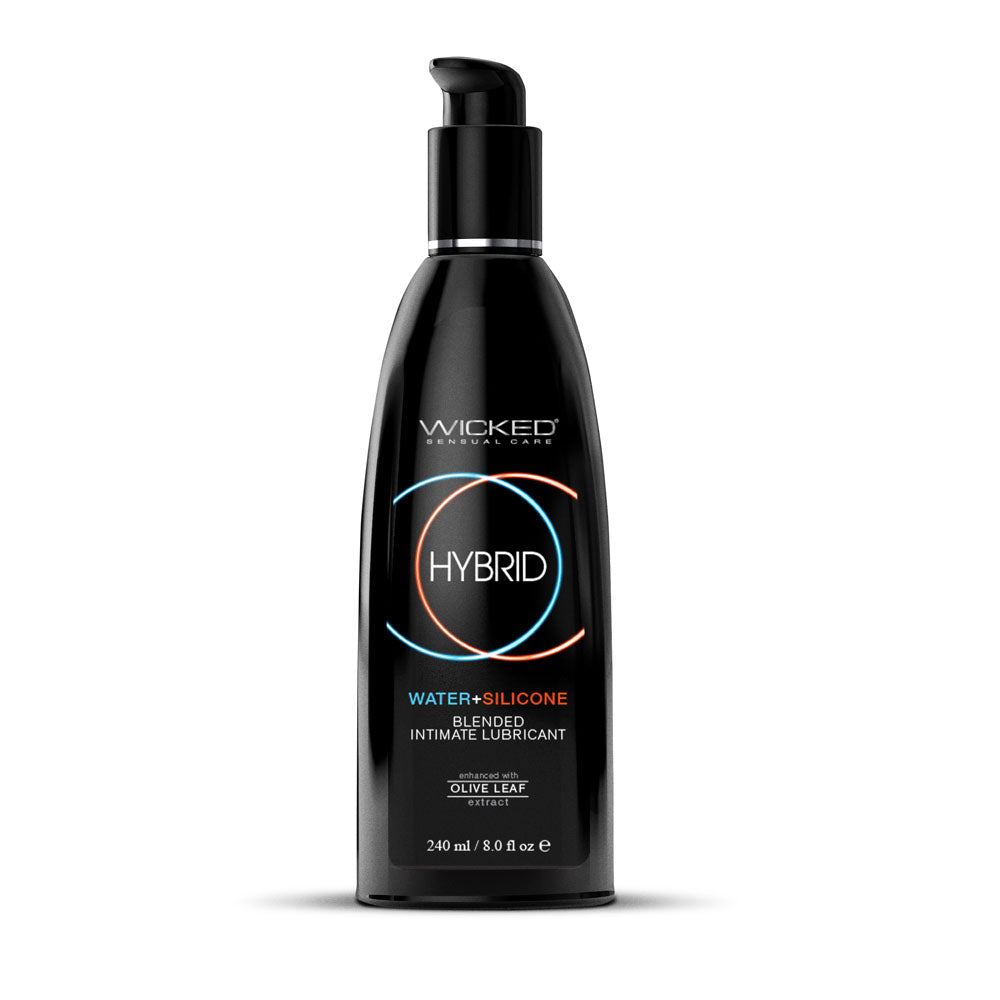 Wicked Hybrid Water & Silicone Blended Lubricant 240ml Massage Oils and Lubricants