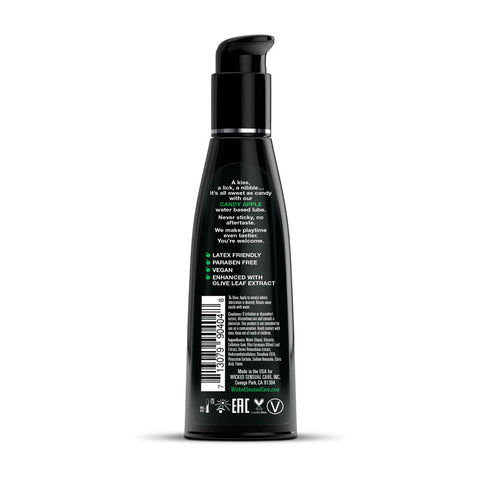 Wicked Aqua Candy Apple Flavoured Water Based Lubricant - Water Based Lubes