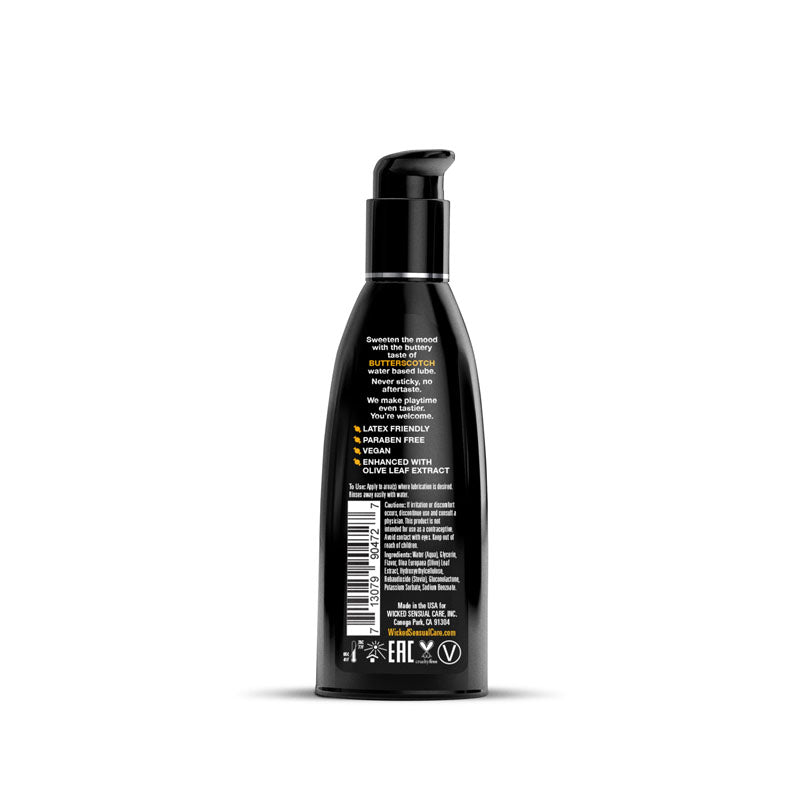 Wicked Aqua Flavoured Water Based Lubricant 60 ml Water Based Lubes
