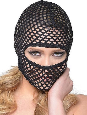 Fetish Fantasy Fishnet Fetish Play Hood - Bondage Hoods