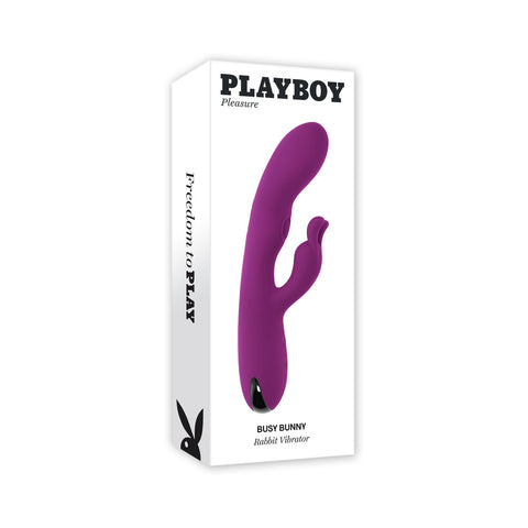 Playboy Pleasure BUSY BUNNY Rechargeable Rabbit Vibrator - Rabbit Vibrators