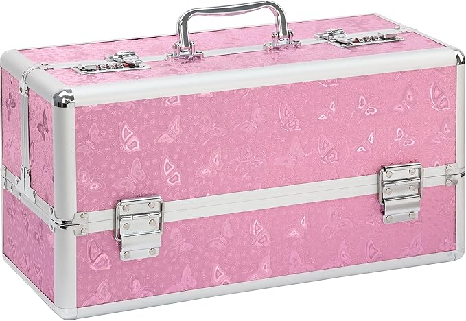 BMS Factory Lockable Large Vibrator Case Pink Vibrator Accessories