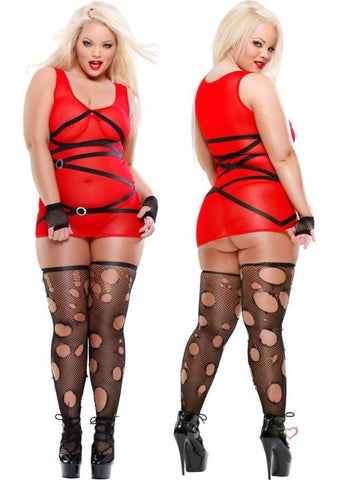 Fetish Fantasy BDSM Play Material Girl Costume - Fancy Dress Ups