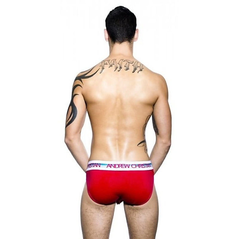 Premium Twerk Brief Red by Andrew Christian - Jocks and G-Strings